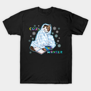 Cozy winter cat T-Shirt